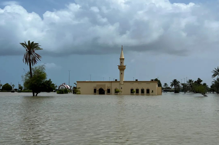 Severe rainfall disaster UAE April 2024