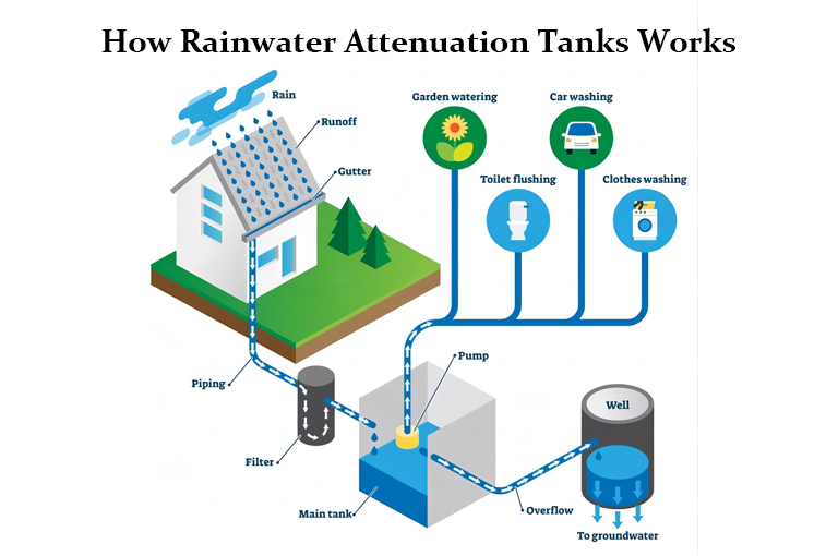 How Rainwater Attenuation Tanks Works？