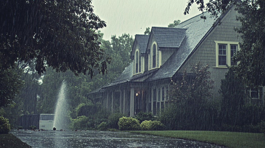 Residential Customers Harvest Rainwater